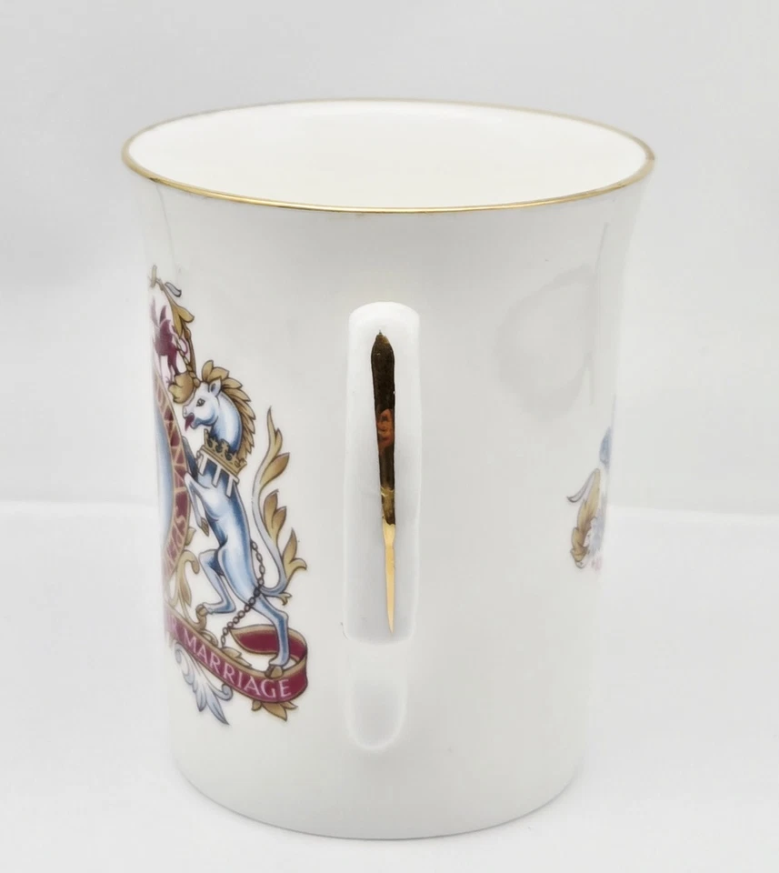 1981 Vintage Prince Charles & Lady Diana Royal Wedding Commemorative China Mug - Image 2 of 4