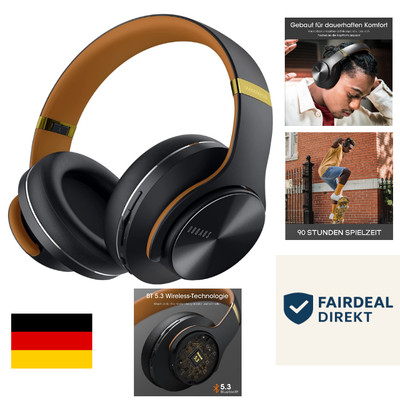 DOQAUS Care 1 Bluetooth Kopfhörer Over Ear 3 EQ-Modi 90 Std