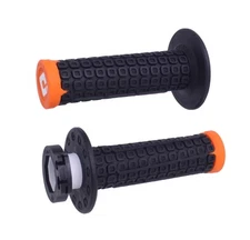 ODI NOMAD OFF-ROAD MX MOTORCYCLE V2 LOCK ON D3O GRIPS BLACK/ORANGE