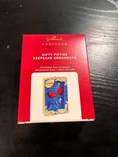 Hallmark Keepsake Ornament 2020 Nifty Fifties Cardinal Blue Jay NIB Birds