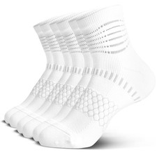 Compression Socks for Women Men Coolmax Moisture Wicking Ankle Support Socks ...