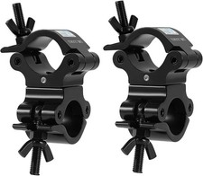 2 Inch Pro-Swivel Truss Clamp Black 2 Packs 2 Inch Heavy Duty 1100lb Swivel