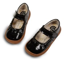 Livie and Luca Toddler Girls Ruche Black Classic Shoes Size 6