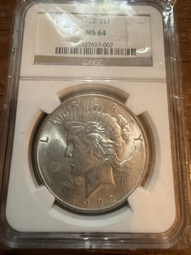 1922 Peace Dollar NGC MS64