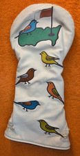 MASTERS AUGUSTA NATIONAL BIRD DRIVER HEADCOVER WHITE with BIRDS RARE