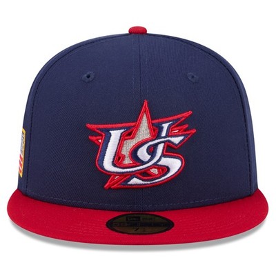 Men's New Era Navy/Red USA Baseball 2026 World Baseball Classic