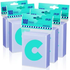 500Ct Card Sleeves for Trading Cards, Clear Penny Sleeves, Baseball Card Sleeve,