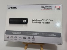 D-Link Wireless AC1200 Dual Band USB Adapter Open Box New