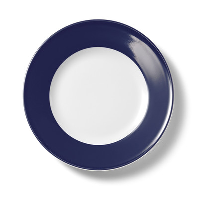 Dibbern Solid Color Plate 28 Cm Rim Navy - NEW!