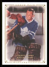 2008-09 Upper Deck Masterpieces Johnny Bower Toronto Maple Leafs #51