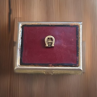 Etienne Aigner Burgundy and Tan Decorative Box Aigner Watch for Sale up to 90% Off: Poshmark main image 4