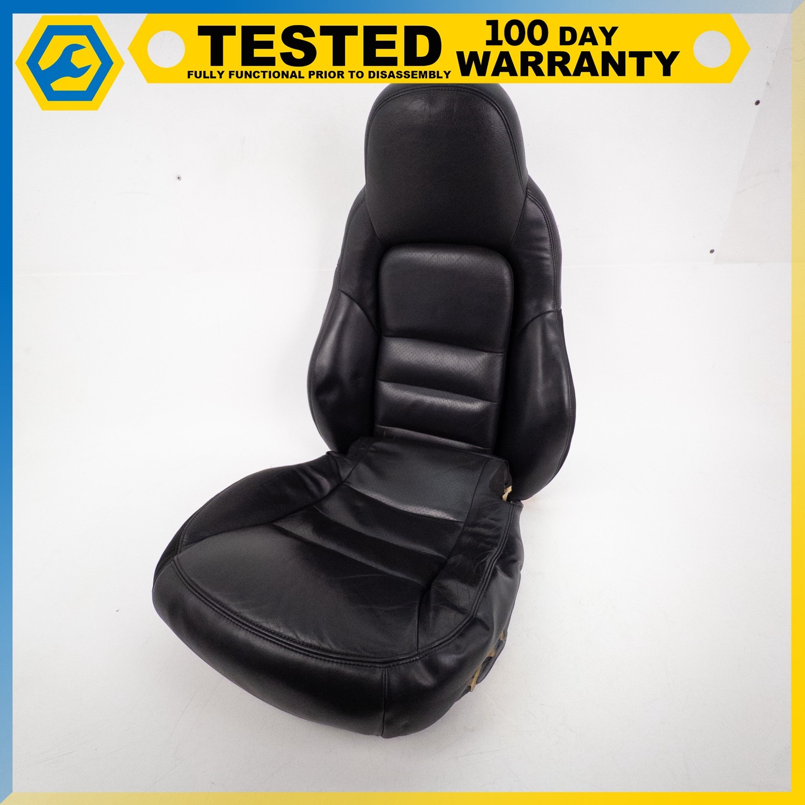 05-11 CHEVROLET CORVETTE C6 FRONT RIGHT PASSENGER UPPER LOWER SEAT CUSHION OEM
