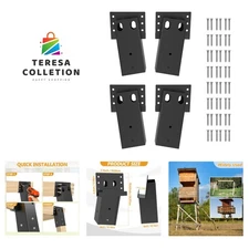 Metal Elevated Deer Blind Bracket Heavy Duty Steel Deer Stand Compound Angle ...
