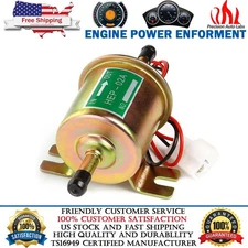Universal Electric Inline Fuel Pump 12V For Lawn Mowers Small Engine Gas Diesel
