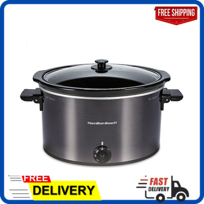 Hamilton Beach - 10 Quart Slow Cooker - Black, Simple to clean