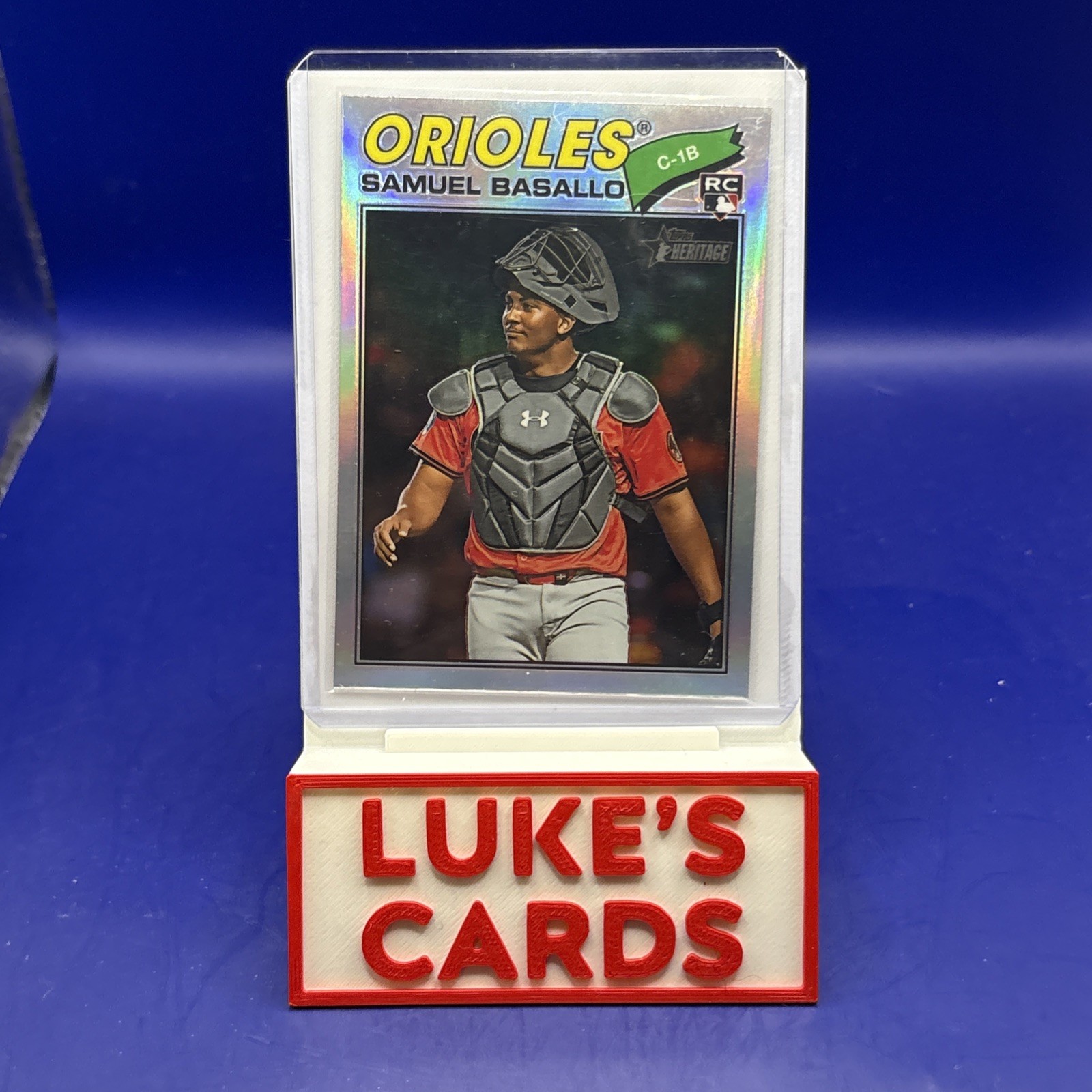 2026 Topps Heritage - Samuel Basallo #175 Chrome Refractor (RC)