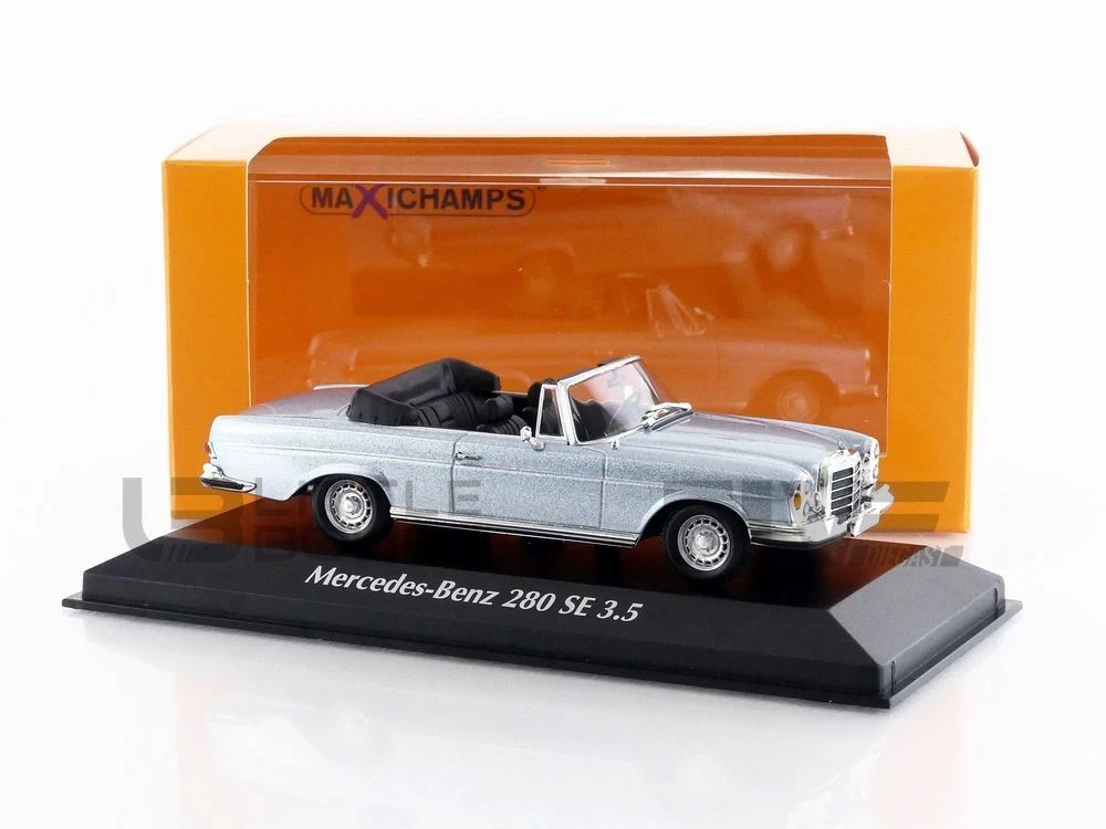 Miniature Mercedes 220 S 1/43 - Marque Clé - Made In Algeria - Années 70 - NEUF