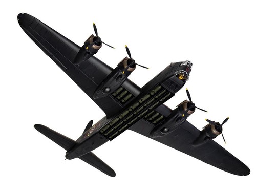 Short Stirling Bomber Aircraft "LJ542 EX-G The Gremlin Teaser RAF No.199 Squadro - Picture 2 of 4
