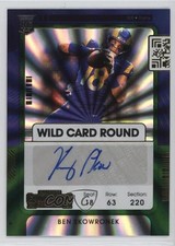 2021 Panini Contenders Ticket Wild Card Round Ben Skowronek Rookie Auto RC jg5. rookie card picture