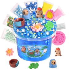 Joytry Capybara Slime Kit 10oz, Big Clear Bucket