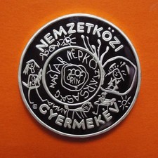 1979 HUNGARY 200 Forint PROOF Silver Coin - International Year of the Child