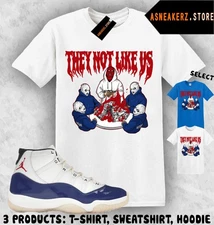 Shirt To Match AJ 11 Rare Air 2025 Sneaker Matching Tee Not Like Us T-Shirt