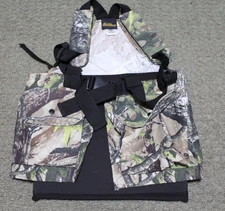 Fieldline Fushion 3-D Camo Turkey Hunting Vest w/ Removable Seat Cushion Small