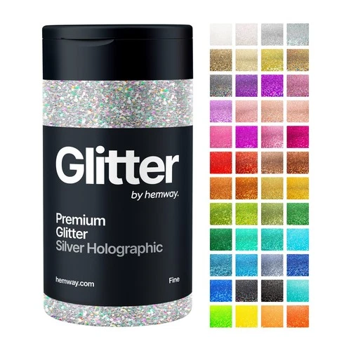Fine Glitter Shaker Cosmetic 130g/4.6oz Epoxy Craft Holographic Nail Face Body