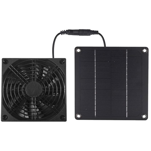 50W Solar Abführung Ventilator Belüftung Lüfter Solarpanel Abluftventilator NEU - Bild 13 von 18