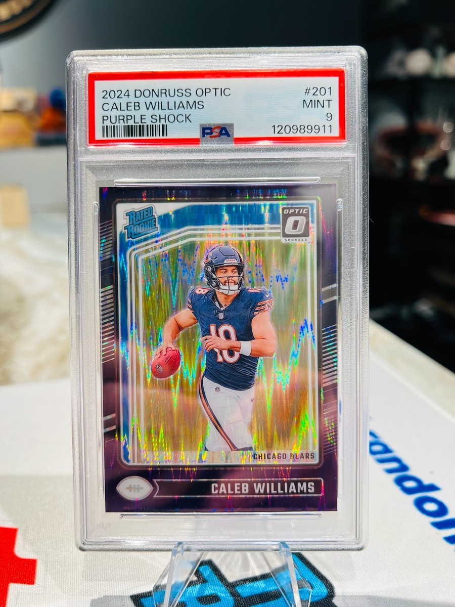 PSA 9 2024 Panini Donruss Optic Rated Rookie Caleb Williams #201