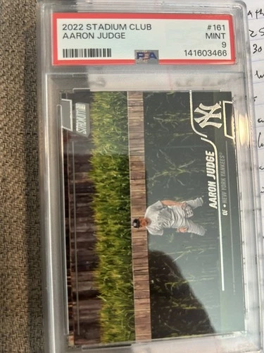 2022 Topps Stadium Club #161 Aaron Judge PSA 9