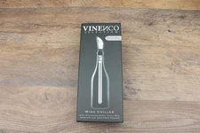 Vinenco Wine Chiller Set + Sophisticated Pourer -Stopper, Storage Pouch