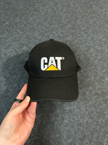 Caterpillar CAT Black Mesh Back Trucker Hat