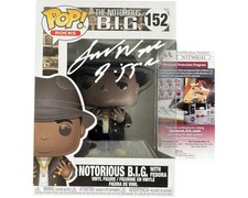 Jamal Woolard signed Funko Pop Notorious BIG with Fedora