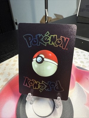 pokemon card the undefeatable red Hp 999 Black And Red Foil Fan