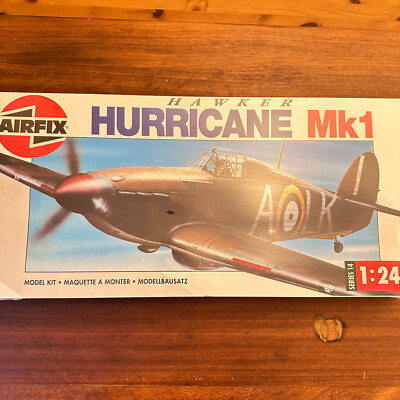 Airfix 1:24 14002 Hawker Hurricane Mk1 - Modellbausatz Flugzeug Bausatz