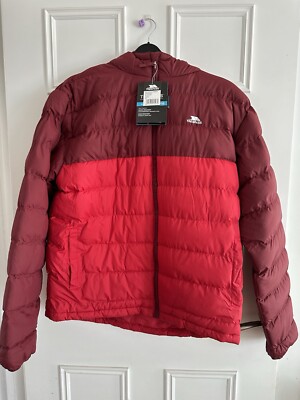 Trespass Jacket Oskar - Padded Jkt, Red Size XXL, New With Tags