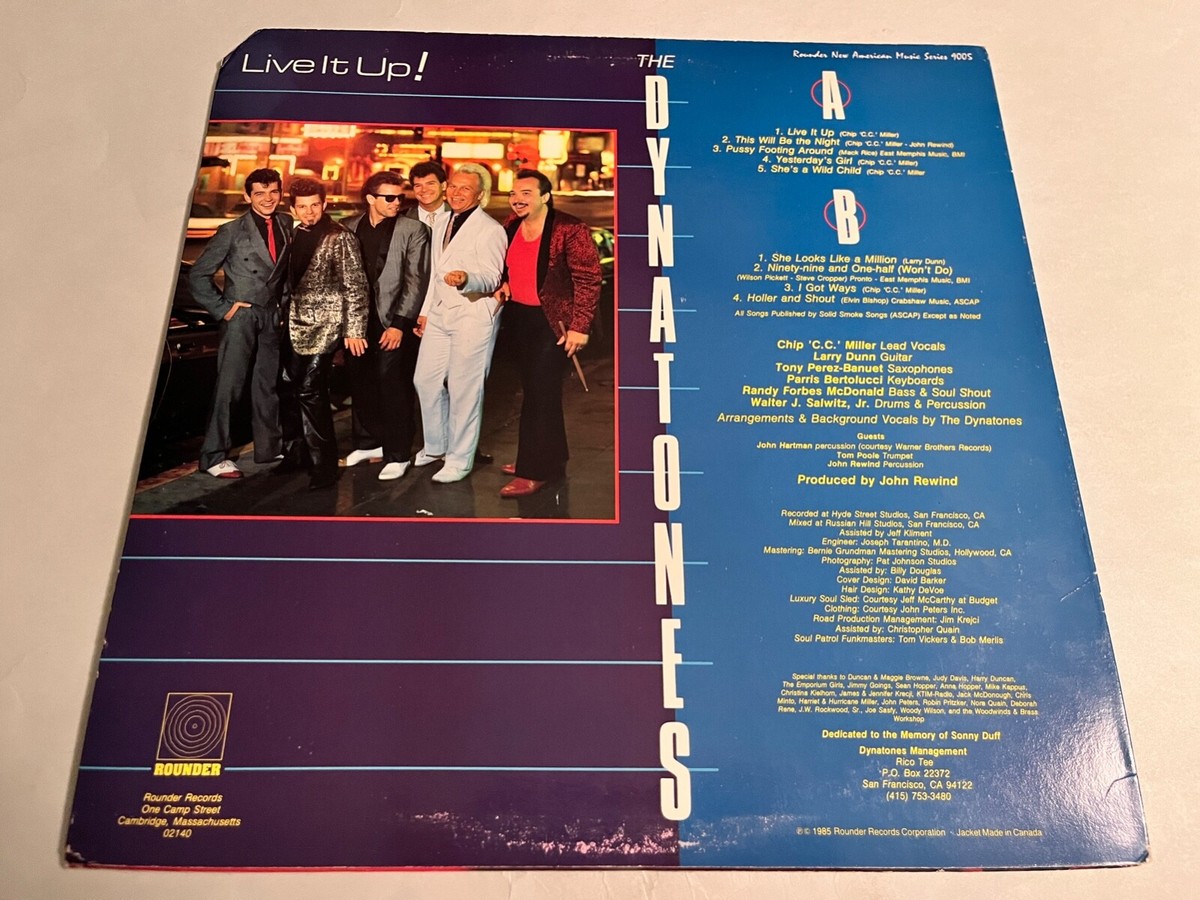 The Dynatones~Live It Up!~With Insert~Blues Rock~Quick Shipping
