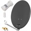 OPTICUM-Sat-Spiegel-60cm-Antenne-Anthrazit-DIGITAL-HD-Profi-Single-HDTV-LNB Indexbild 1