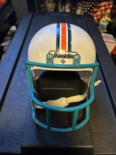 Vintage Franklin Miami Dolphins Replica Football Helmet - Picture 2 of 6