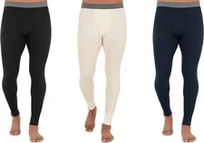 Fruit of the Loom Men's Waffle Thermal Bottoms Long Johns Underwear