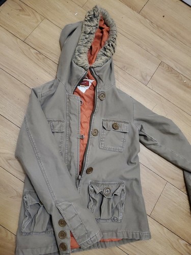 Military Style jacket with hood size 