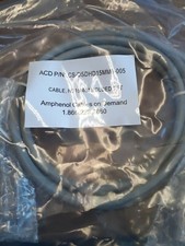 Amphenol CS-DSDHD15MM0-005 15-Pin HD15 Deluxe D-Sub Cable, Grey 5FT Cable