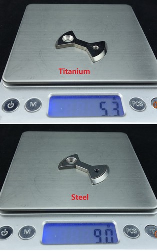 J&L Titanium/Ti Pedal Plate/Bow tie* 4pc for SpeedPlay Zero&Light Action-4 color - Picture 2 of 6