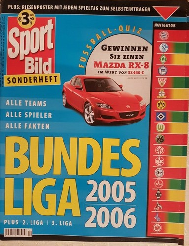 Sport Bild Sonderheft Bundesliga 2005/2006