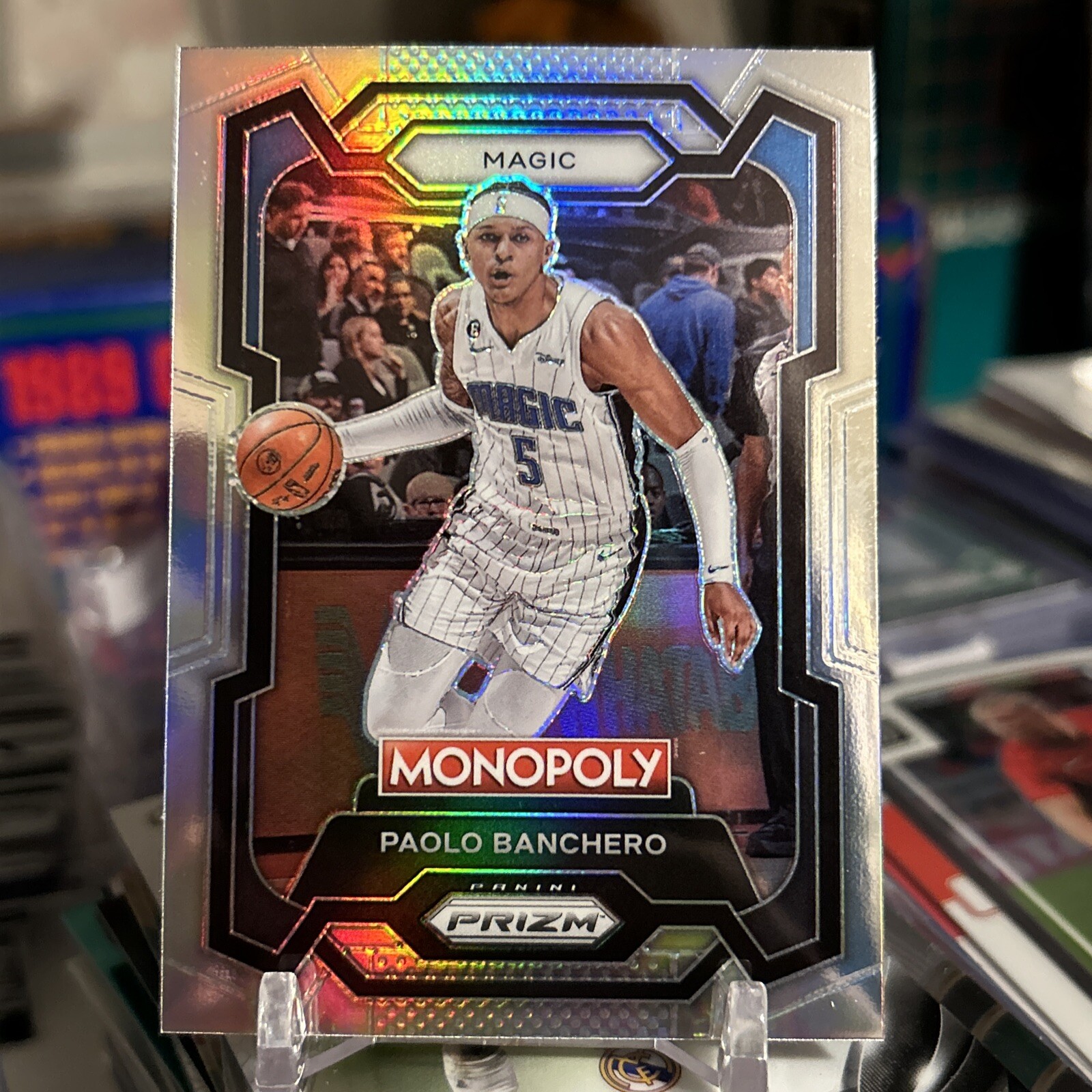 2023-24 Panini Prizm Monopoly Paolo Banchero Silver Prizm Parallel #64 Magic