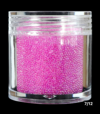 3D Nail Bubble Glasperlen color Kleine Runde Perlen Crystal Nail Art Schmuck