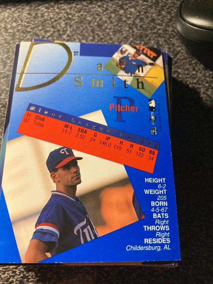 1993 CLASSIC BEST GOLD BASEBALL CARDS - Image 2 of 2