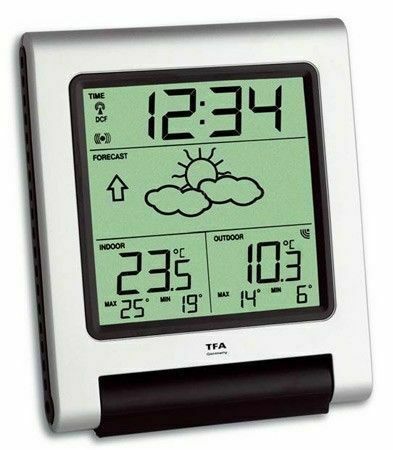 TFA Binnen/buitenthermometer analoog - RVS - Geborsteld TFA Binnen/buitenthermometer analoog - RVS - Geborsteld