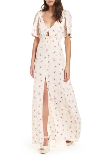AFRM Pink Purple Floral Print TUSCANY 